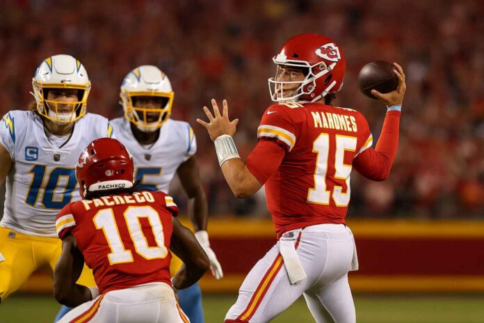 chargers vs kansas city chiefs match player stats